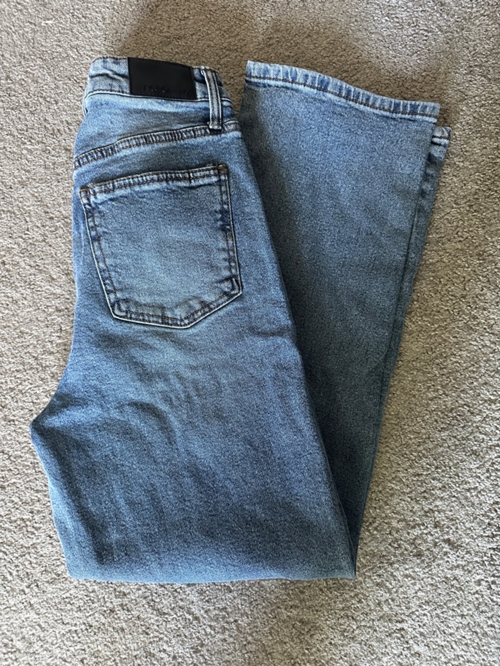 BCBGeneration Women's Straight Leg Jeans - Light Blue Denim